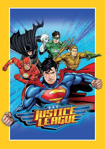 Justice League Edible Icing Image A4 - Click Image to Close